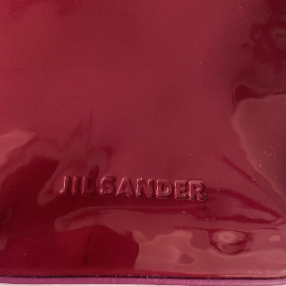 JIL SANDER Raspberry  💕Small Evening Clutch Bag - Picture 8 of 12